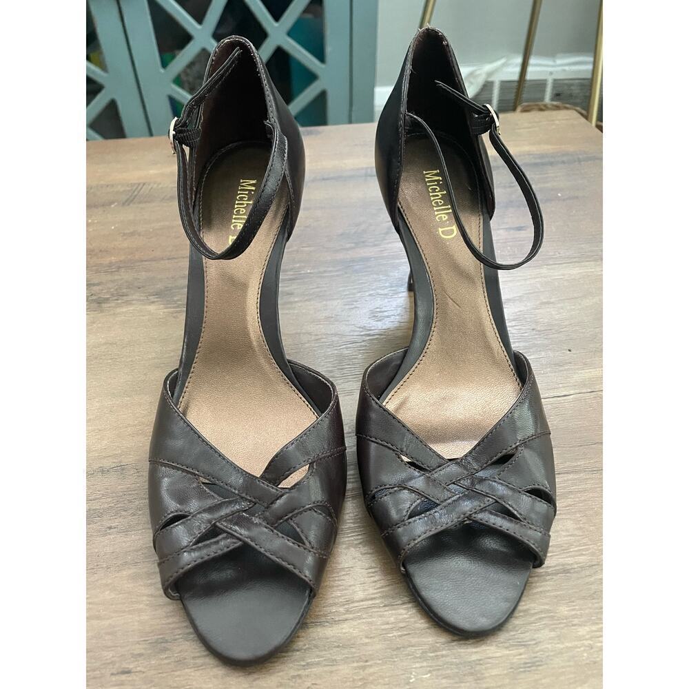 Michelle D Chocolate Brown Heels